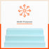 Stomo Taro Multipurpose Shelf Organizer for Home | Pearl White & Baby Blue